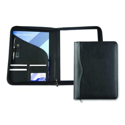 Image of Black Houghton A4 Zipped Conference Folder